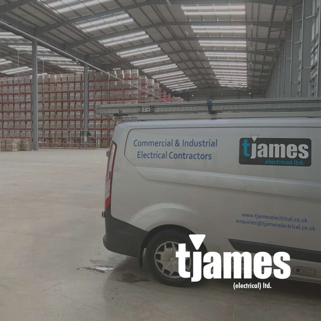 Electrical installation for a new warehouse in Northamptonshire