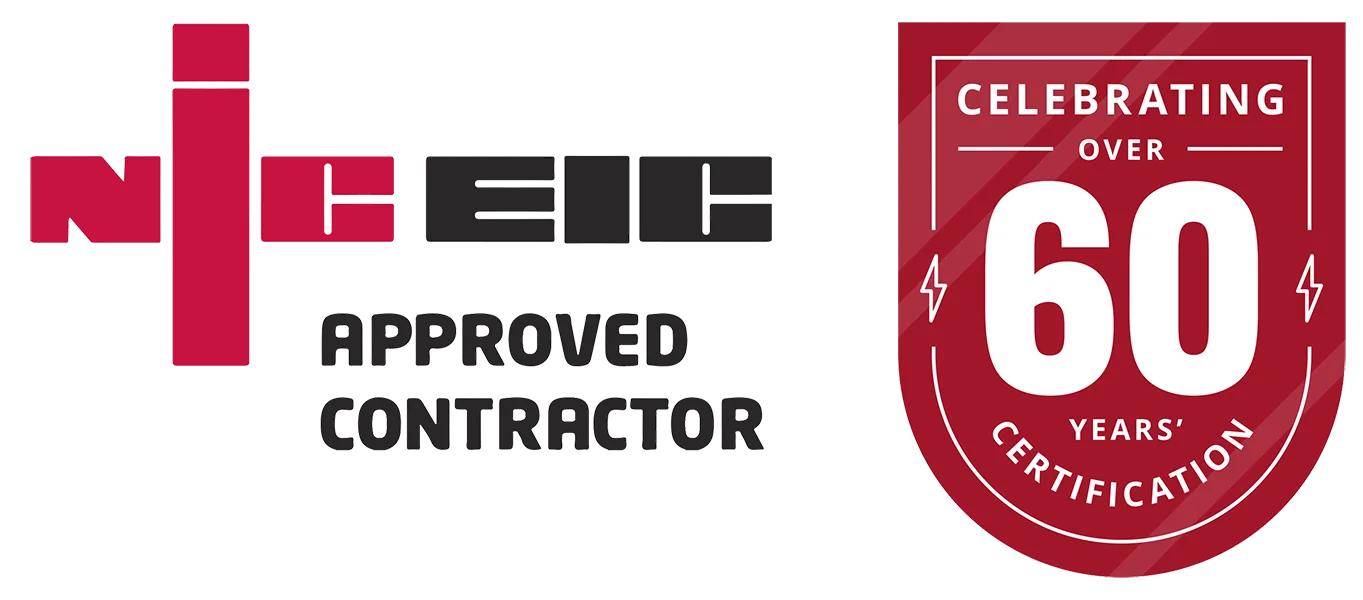 NICEIC approved contractor, over 60 years' certification.